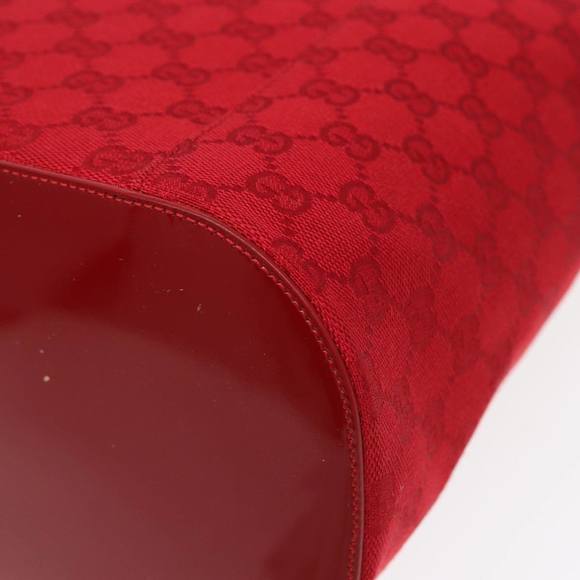 GUCCI GG Canvas Shoulder Bag Red 001 3738 Auth 85971 - Picture 16 of 16